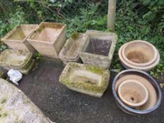 A SELECTION OF GARDEN PLANTERS