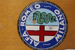 ***AN ALFA ROMEO WALL PLAQUE**