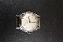 A VINTAGE ORIS GENTS POINTER DATE WRISTWATCH