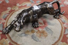 ***A CAST LION FIGURE**