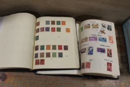 TWO ALBUMS OF WORLDWIDE STAMPS CONTAINING 19TH CENTURY AND EARLY EXAMPLES ETC