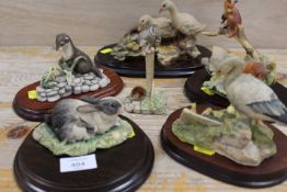 A COLLECTION OF BORDER FINE ARTS, AYNSLEY AND OTHER ANIMAL FIGURES (6)
