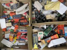 THREE BOXES CONTAINING VARIOUS LOOSE AND BOXED RADIO VALVES