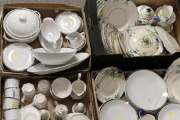 FOUR TRAYS OF ASSORTED CERAMICS