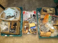 THREE TRAYS OF VARIOUS LOOSE RADIO VALVES