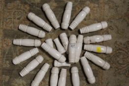 A COLLECTION OF VINTAGE CERAMIC CORD PULL HANDLES