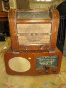 AN AC McMICHAEL RADIO 481 TOGETHER WITH A GENERAL ELECTRIC RADIO (2)