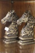 ***A PAIR OF HORSE HEAD BOOKENDS**