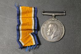 WW1 SILVER MEDAL TO D.J.W. TAYLOR - ACT BOMBARDIER ROYAL ARTILLERY K.I.A