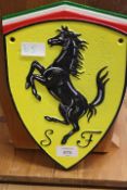 ***A FERRARI PLAQUE**
