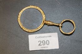 ANTIQUE GEORGIAN QUIZZING GLASS LORGNETTE