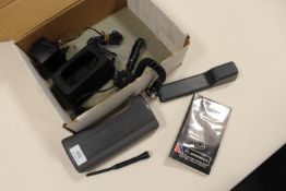MOTOROLA 8500X PORTABLE PHONE WITH CAR ADAPTOR , CHARGER, AERIAL AND ORIGINAL INSTRUCTIONS MANUAL