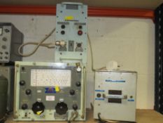 A NAVAL PYE MARINE 619 AP RADIO RECEIVER WITH A POWER SUPPLY PLUS AN AP58754 RECTIFIER UNIT (3)