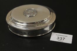 ANTIQUE BRITTANIA STANDARD SILVER BOX BY CRICHTON BOND STREET LONDON - LONDON 1936 142G