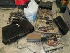 A MIXED SELECTION OF HI-FI EQUIPMENT AND STRIPPED DOWN UNITS