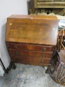 A 20TH CENTURY BUREAU A/F