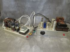 TWO CUSTOM MADE VALVE AMPLIFIERS (2)