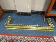 A VINTAGE BRASS HAMMERED FENDER W-142 CM