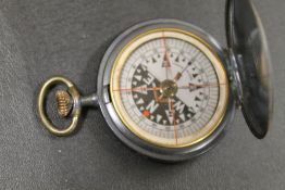 ANTIQUE ABERCROMBIE & FITCH POCKET COMPASS