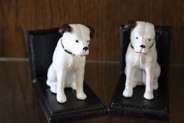 ***A SET OF NIPPER DOG BOOKENDS**