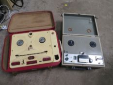 TWO VINTAGE REEL TO REEL TAPE RECORDERS TO INCLUDE A SONY 262 AND A SOUND ELECTRONICS EXAMPLE (2)