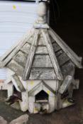 A WOODEN DOVECOTE
