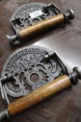 ***TWO ST PANCREAS WC ROLL HOLDERS**