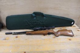 A FALCON AIR RIFLE WITH SIMMONS 6