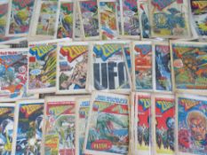 A TRAY CONTAINING 2000AD COMICS FROM 2ND JULY 19787 PROGRAMME 19, MOSTLY 1977 COMICS, WITH SOME 1978