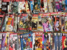 TWO BOXES OF 2000AD COMICS, ONE HAS A RUN OF PROGRAMMES FROM PROGRAMME 1100 JUNE 24TH TO PROGRAMME
