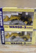 BOXED JOAL 1:50 SCALE KOMATSU WA900-3 LOADING SHOVEL TOGETHER WITH A BOXED JOAL 1:50 SCALE KOMATSU