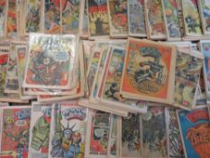TWO BOXES OF 2000AD COMICS FEATURING JUDGE DREDD, EARLIEST DATE 21ST FEBRUARY 1981, WITH COMICS FROM