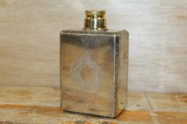 A HALLMARKED SILVER PERFUME BOTTLE APPROX 194G