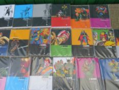 A TRAY CONTAINING 19 x 2000AD JUDGE DREDD COMIC BOOKS, to include The Complete Case Files Volumes 8,