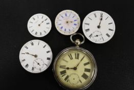 GENTS ANTIQUE POCKET WATCH AND POCKET WATCH MOVEMENTS