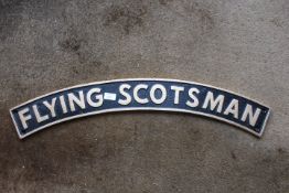 ***A MODERN FLYING SCOTSMAN SIGN**