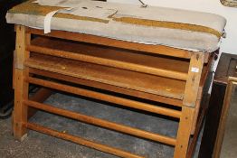 A VINTAGE SCHOOL VAULT HORSE