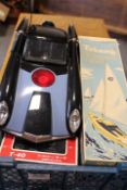 A TRAY CONTAINING INCREDIBLE'S DISNEY PIXAR REMOTE CONTROL CAR IN WORKING ORDER, A BOXED 12