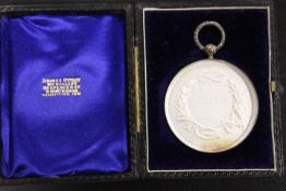 A STAFFORD AGRICULTURE SOCIETY MEDAL PRESENTED TO JOHN BAILEY FOR THE BEST EXAMPLE OF CHEESE IN
