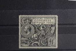 POSTAGE STAMP - S.G. 438 1929 P.U.C. £1, UN/M, but badly toned