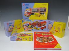 A COLLECTION OF FIVE BOXED CORGI CLASSIC CHIPPERFIELD CIRCUS DIECAST ITEMS, to include ERF KV
