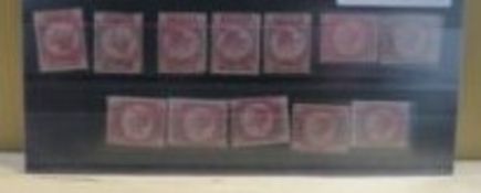POSTAGE STAMPS - S.G. 1870 ½ d BANTAM, a mint set (less Pl 9), mint or UN/M (plates 1, 8, 14, 15, 19