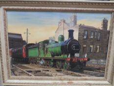 PETER ST. CLAIR MERRIMAN (XX-XXI). 'Gordon Highlander - Out of Leith Central', signed lower right,