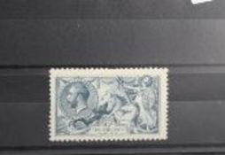 POSTAGE STAMP - S.G. 417 BRAD WILKINSON 10/= SEAHORSE, UN/M, one slightly short perf. at top