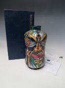 A MOORCROFT 'CYMRIC DREAM' VASE, limited edition No. 8 / 250, designed by Rachel Bishop and made for