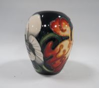 A MOORCROFT MISS ALICE PATTERN SMALL BUD VASE, impressed and painted marks to base, H 9.5 cm, with