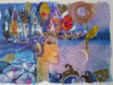 GADZHIEV & SVETLANA SABIR (XX). Continental school, modernist study, signed by both artists in