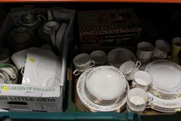 TWO TRAYS OF ASSORTED CERAMICS