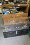 FOUR CARPENTERS TOOL BOXES AND CONTENTS (TOOLS)