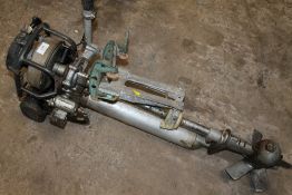 A PETROL BOAT OUTBOARD MOTOR